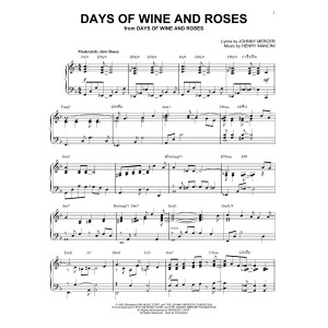 Days Of Wine And Roses [Jazz version]